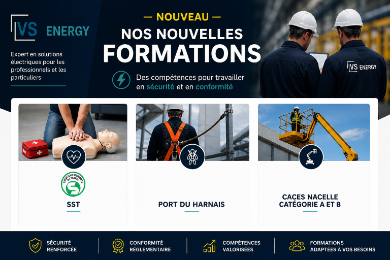 NOUVELLES FORMATIONS CHEZ VS ENERGY